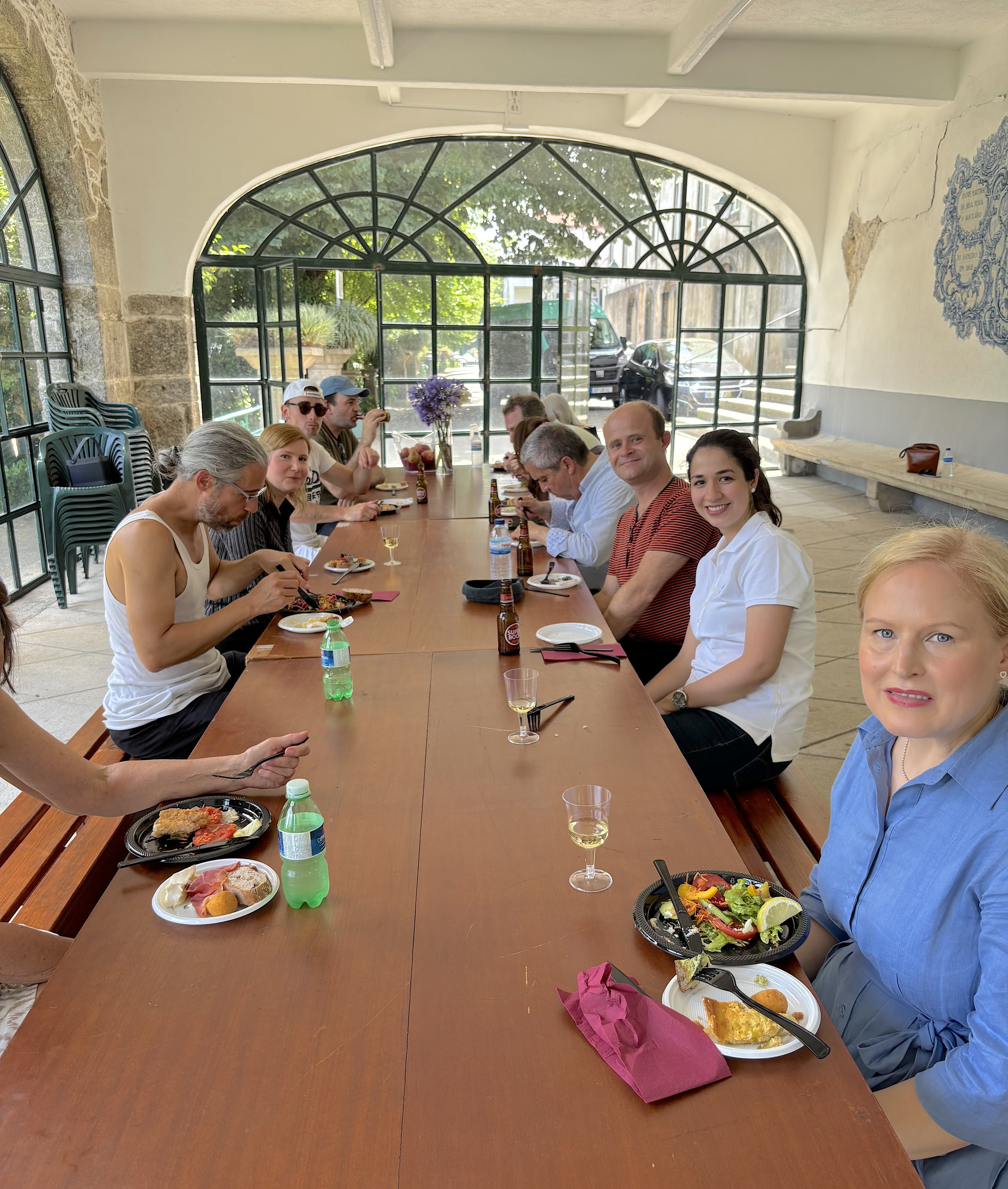 Lunch break during the excursion